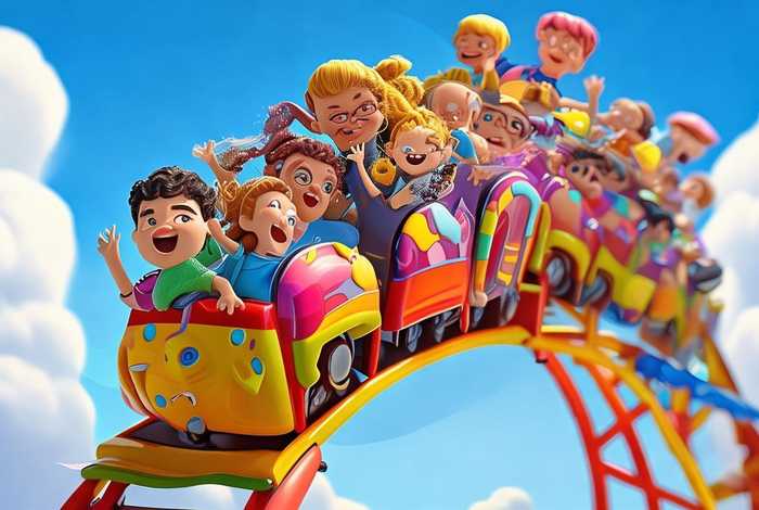 儿童绘本故事过山车,过山车真过瘾绘本故事 儿童绘本故事过山车,过山车真过瘾绘本故事