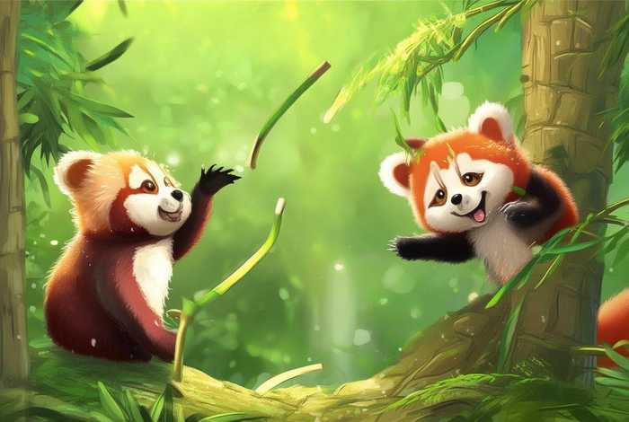 儿童熊猫视频素材 小熊猫视频素材 儿童熊猫视频素材 小熊猫视频素材
