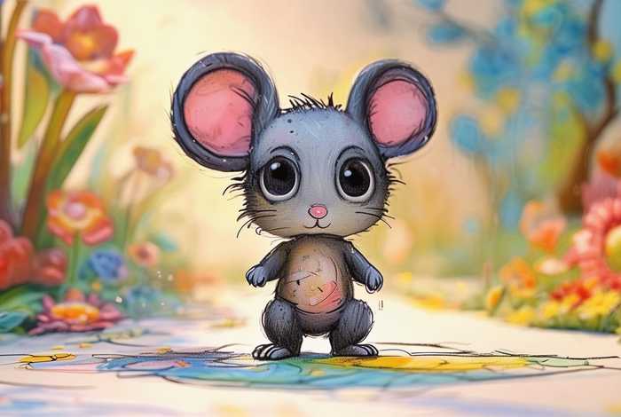 儿童老鼠图画 - 儿童老鼠图画简单