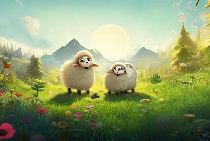 儿童故事三只小羊找妈妈（少儿故事三只小羊）