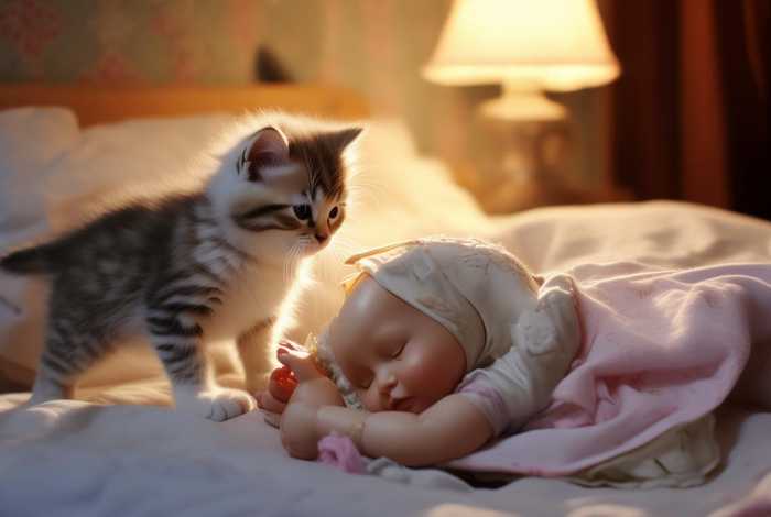 儿童歌曲小花猫，儿童歌曲小花猫轻一点别吵了布娃娃梦见妈妈