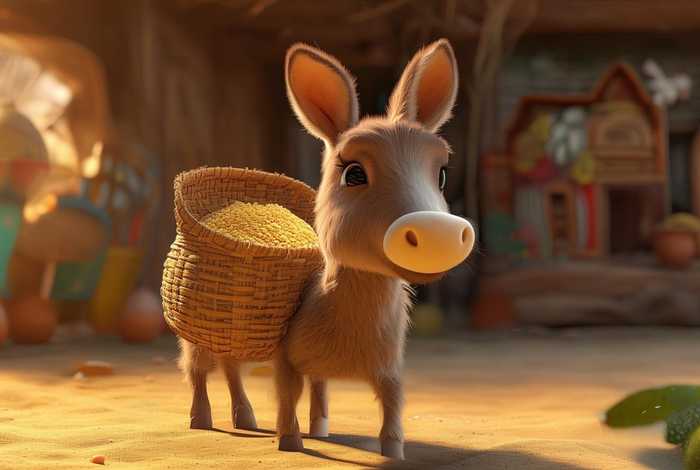 儿童睡前故事小毛驴卖米，故事大全 睡前故事小毛驴