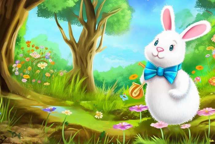 儿童故事小兔白白，小白兔故事儿歌