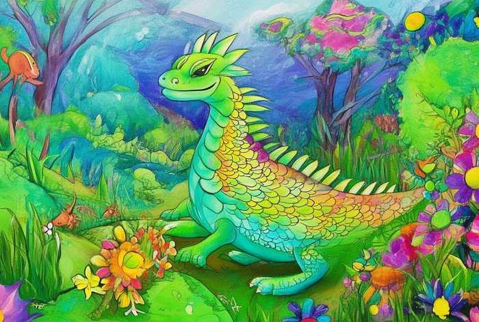 儿童故事变色龙；幼儿绘本故事变色龙