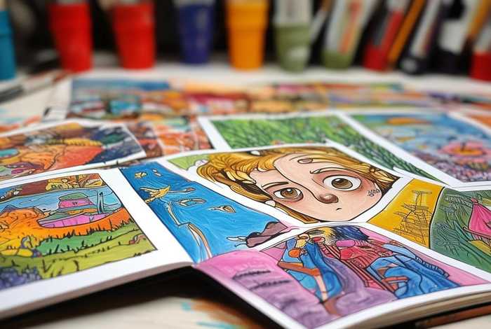 儿童故事画册自己制作绘本，自制幼儿绘本故事图画 制作 手绘