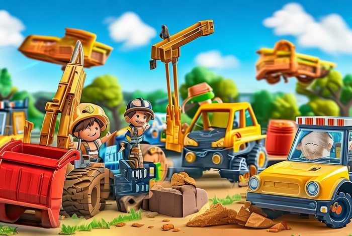 儿童工程车故事书全套6册 - 儿童工程车图书