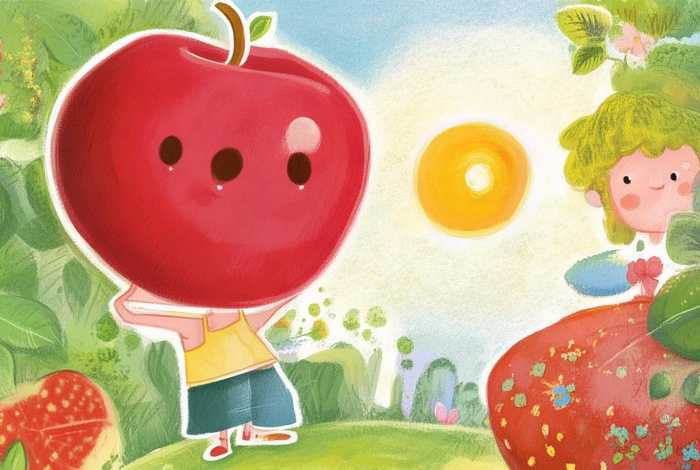儿童故事大苹果 大苹果婴儿成长童话书籍