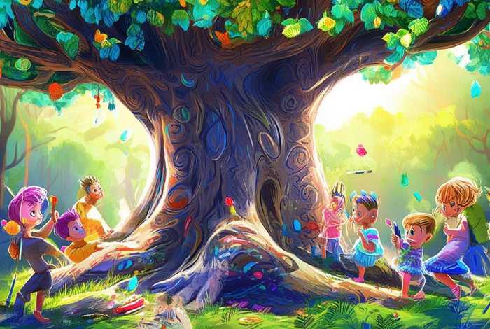 儿童画故事大全视频 - 大树的故事儿童画 儿童画故事大全视频 - 大树的故事儿童画