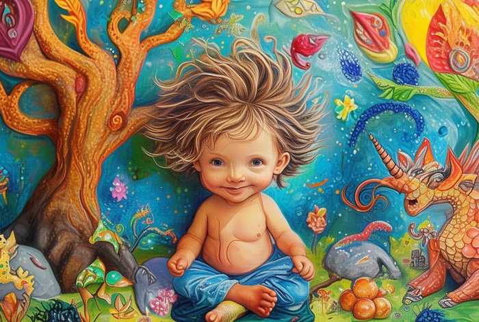 儿童绘画小故事带图（幼儿绘画小故事图画）