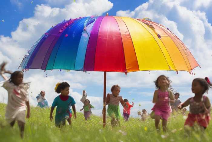 儿童故事彩虹伞 彩虹伞的故事