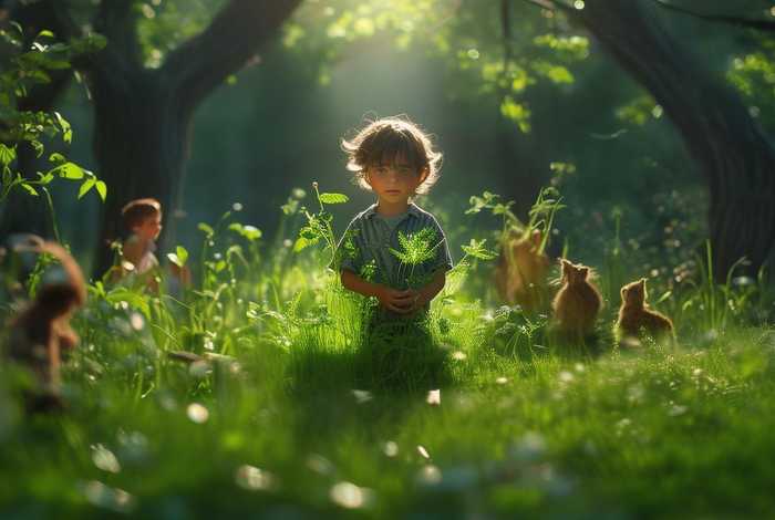 儿童故事隐身草的故事、隐身草的故事道理