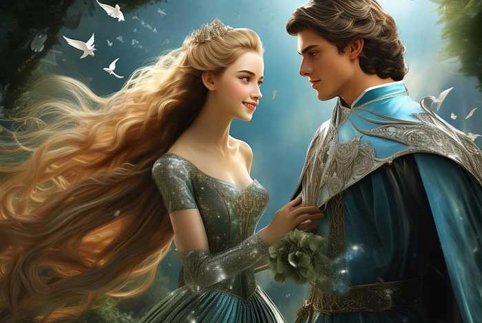 儿童故事美丽的公主和王子在一起、我想听公主和王子在一起的故事