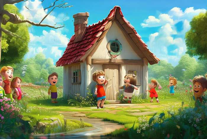 儿童白房子故事完整版（幼儿故事白房子讲课视频）
