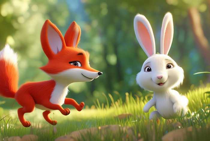 儿童故事二年级狐狸和兔子；二年级狐狸和兔子的故事
