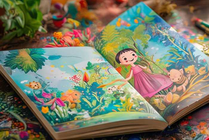 儿童故事绘画本制作；幼儿园绘画故事本制作