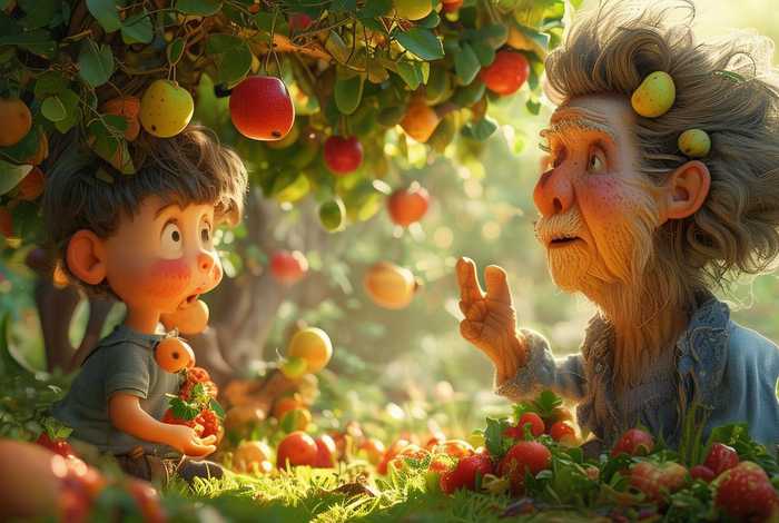 儿童水果故事50字，幼儿水果的故事简短的文字版