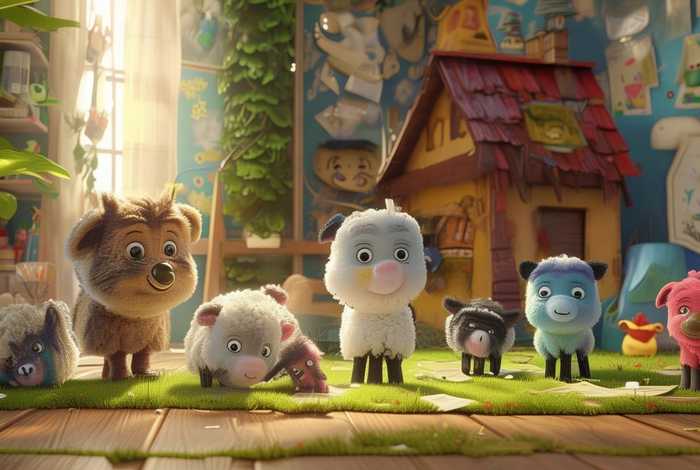 儿童故事大全狼和7只小羊；睡前故事幼儿故事大全狼和七只小羊