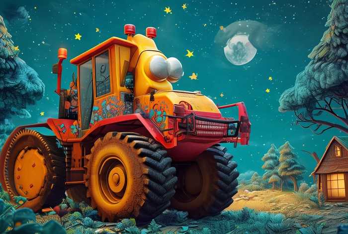 儿童故事装载机的故事、装载机的故事睡前故事