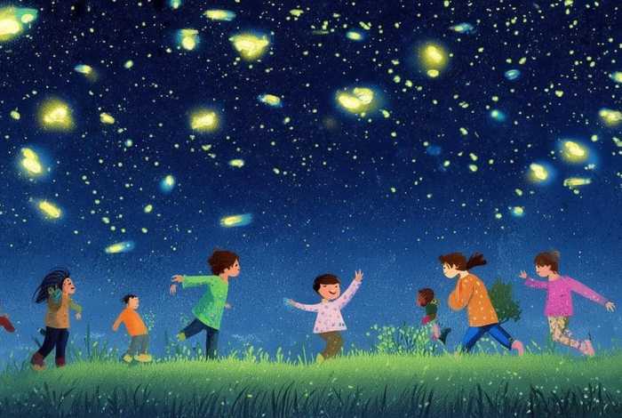 儿童故事萤火虫和小星星、萤火虫和小星星的幼儿故事教案