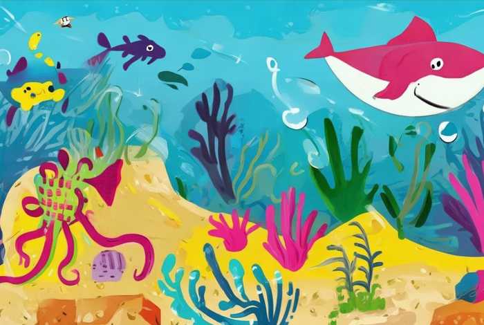 儿童海洋生物简笔画大全 - 儿童海洋生物简笔画大全图片