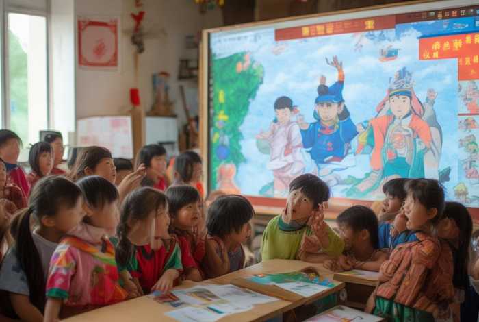 儿童古诗江南电子版、江南古诗幼儿上课视频