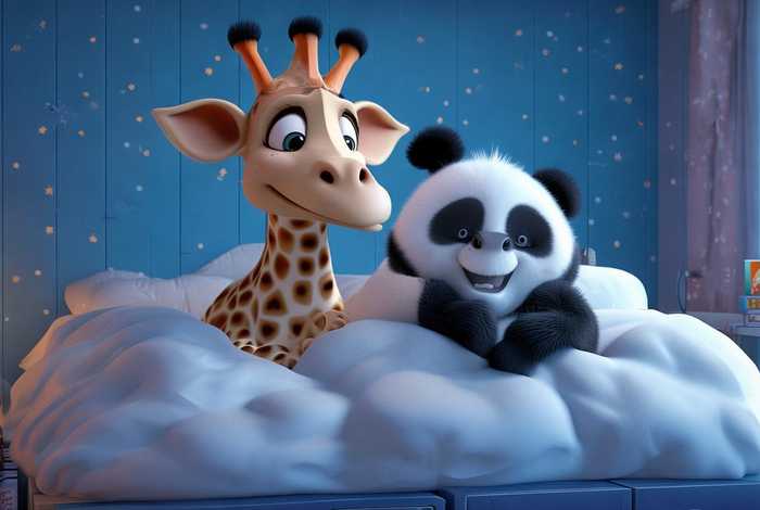 儿童睡前故事长颈鹿和熊猫 睡前故事长颈鹿和熊猫的故事 儿童睡前故事长颈鹿和熊猫 睡前故事长颈鹿和熊猫的故事