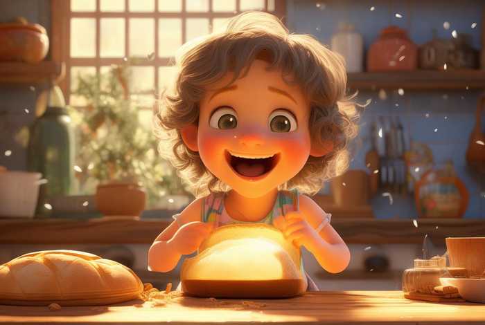 儿童故事黄金面包完整版；黄金面包故事视频