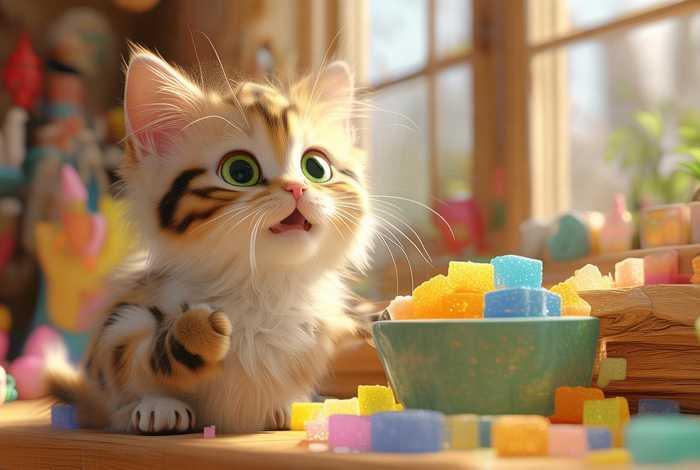 儿童故事爱吃糖的小猫 爱吃糖的小花猫故事