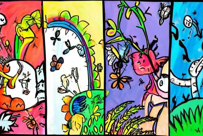 儿童手绘原创故事、幼儿手绘画故事4图