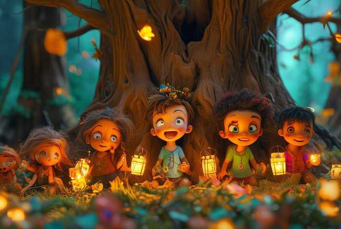 儿童故事中的儿童形象 - 形象生动的儿童故事