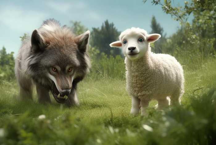 儿童故事小羊和狼的故事 - 幼儿故事小羊和狼的故事