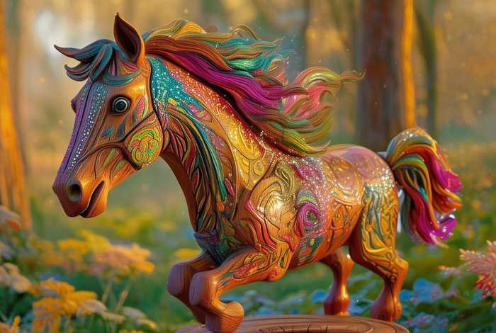 儿童睡前小故事会飞的木马 - 会飞的木马故事感受