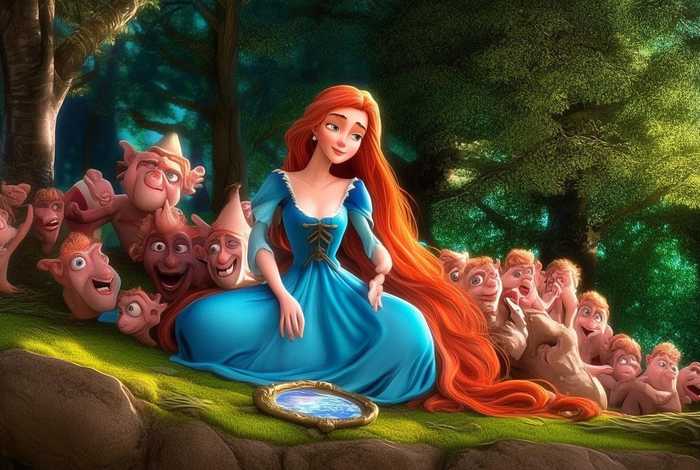 儿童儿童故事白雪公主；少儿故事白雪公主