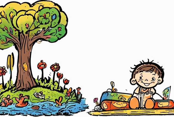 儿童故事配图插画（幼儿故事配图简笔画）