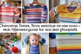 儿童vlog（儿童V领毛背心领口怎么挑针）