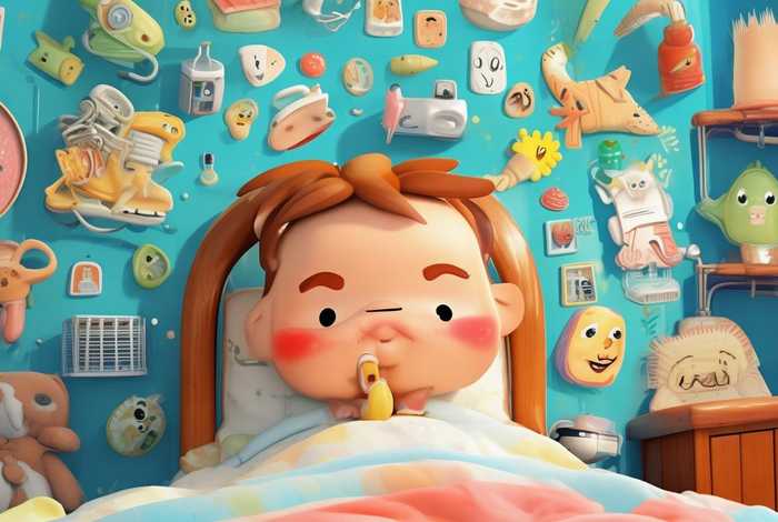 儿童生病照片图片大全大图、儿童生病照片图片大全大图卡通