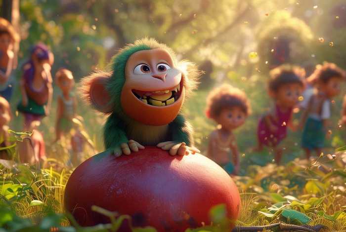 儿童故事猴吃西瓜的故事原文（猴吃西瓜的故事原文可打印）