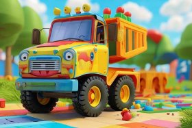 儿童动画铲车，儿童动画铲车系列