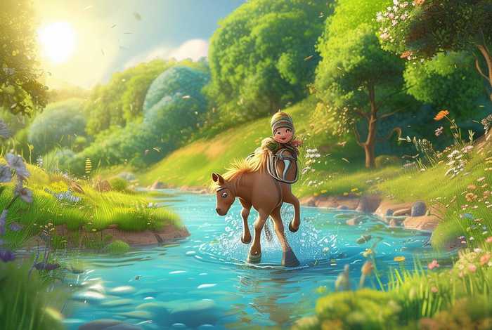 儿童故事小马过河的故事在线听，少儿故事小马过河的故事在线听