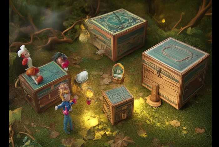 儿童故事三个盒子，三个小盒子的冒险故事