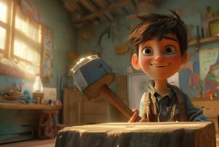 儿童故事小铁；小铁锤简短故事