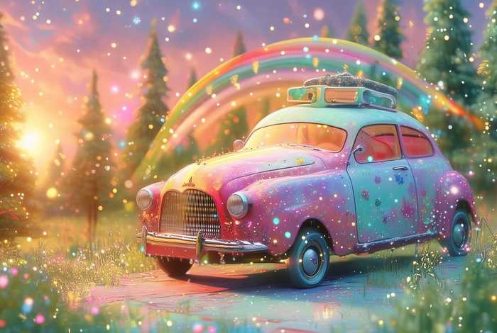 儿童故事彩虹过山车的故事 彩虹小汽车的睡前故事 儿童故事彩虹过山车的故事 彩虹小汽车的睡前故事