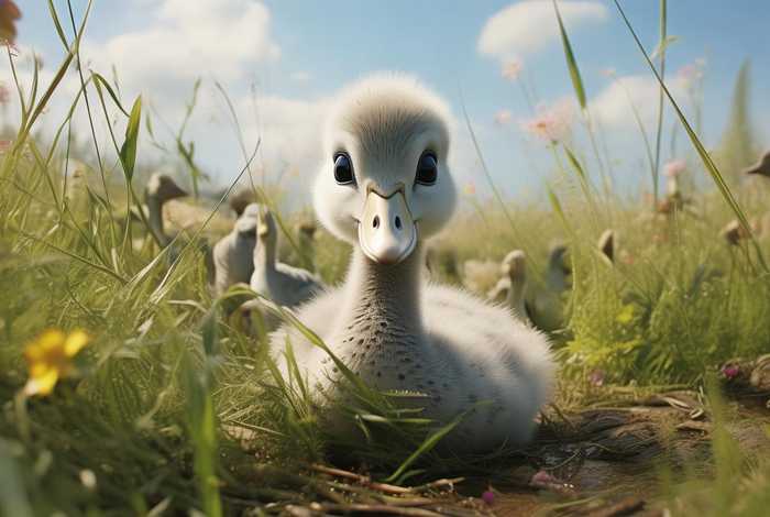 儿童故事丑小鸭全文 - 少儿故事丑小鸭的故事