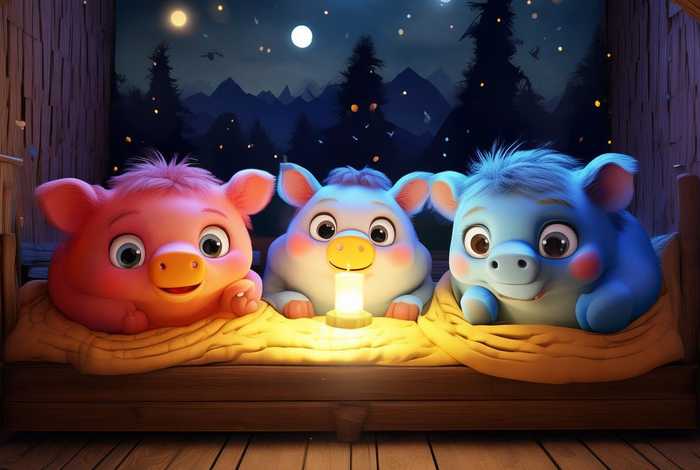 儿童故事睡前完整故事 - 儿童故事睡前完整故事三只小猪