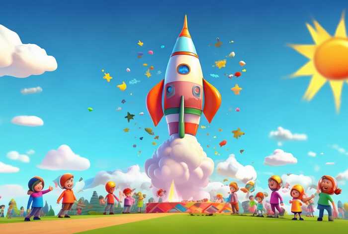 儿童故事火箭发射视频；火箭发射儿童动画片
