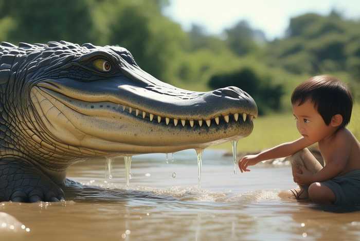 儿童的故事鳄鱼的眼泪完整版；鳄鱼的眼泪故事简化版