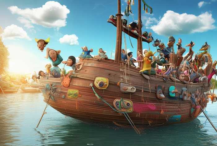 儿童故事大皮鞋船、大皮鞋船幼儿故事