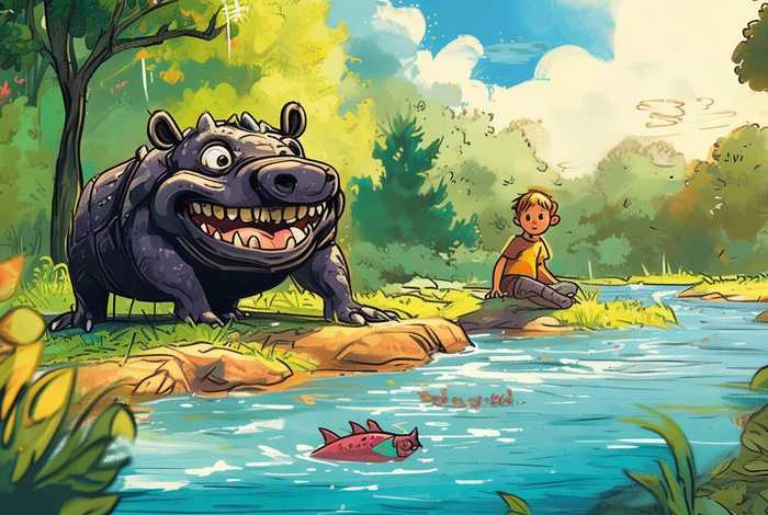 儿童绘本河马的故事(关于河马的绘本故事) 儿童绘本河马的故事(关于河马的绘本故事)