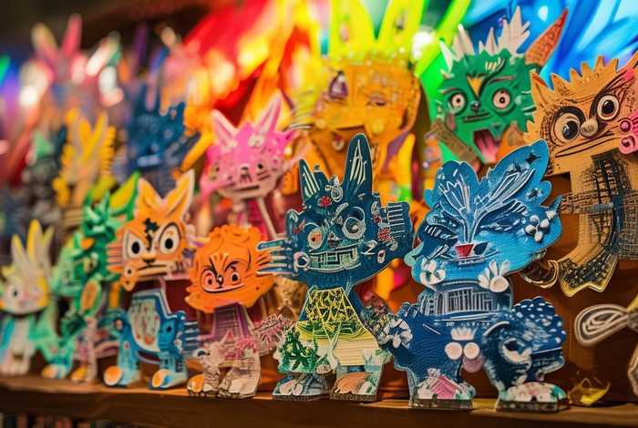 儿童皮影手工，儿童皮影手工图片大全