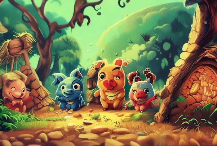 儿童故事大全视频三只小猪 幼儿故事视频三只小猪